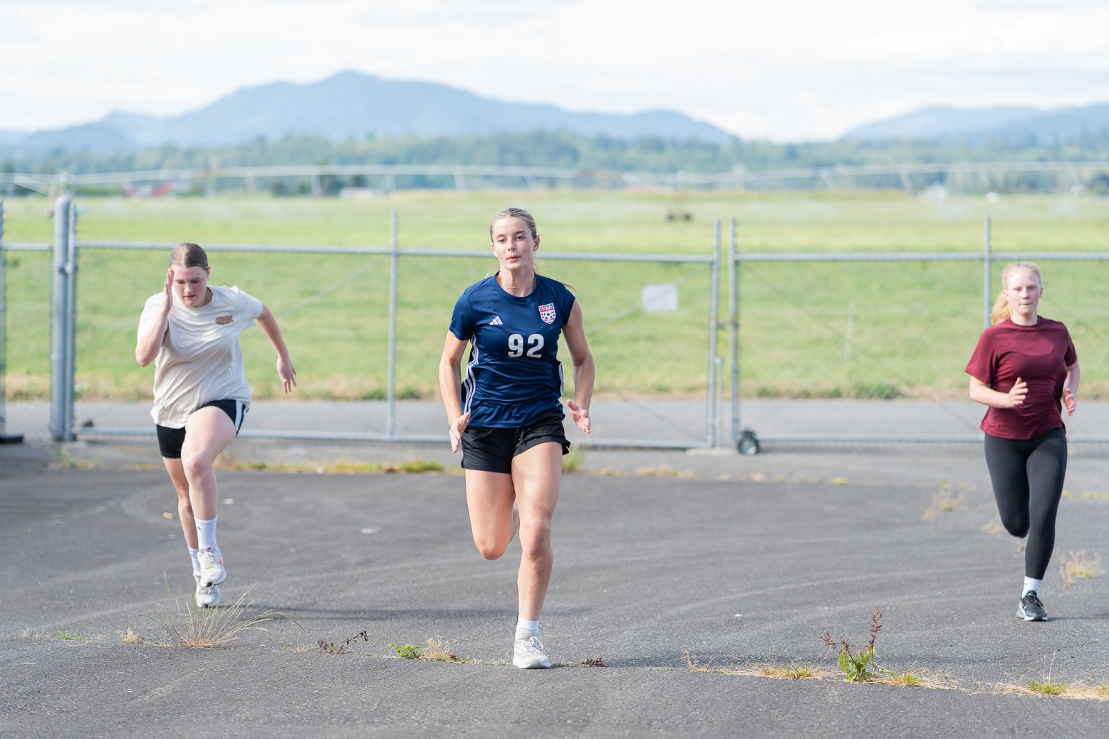 Outdoor sprint work