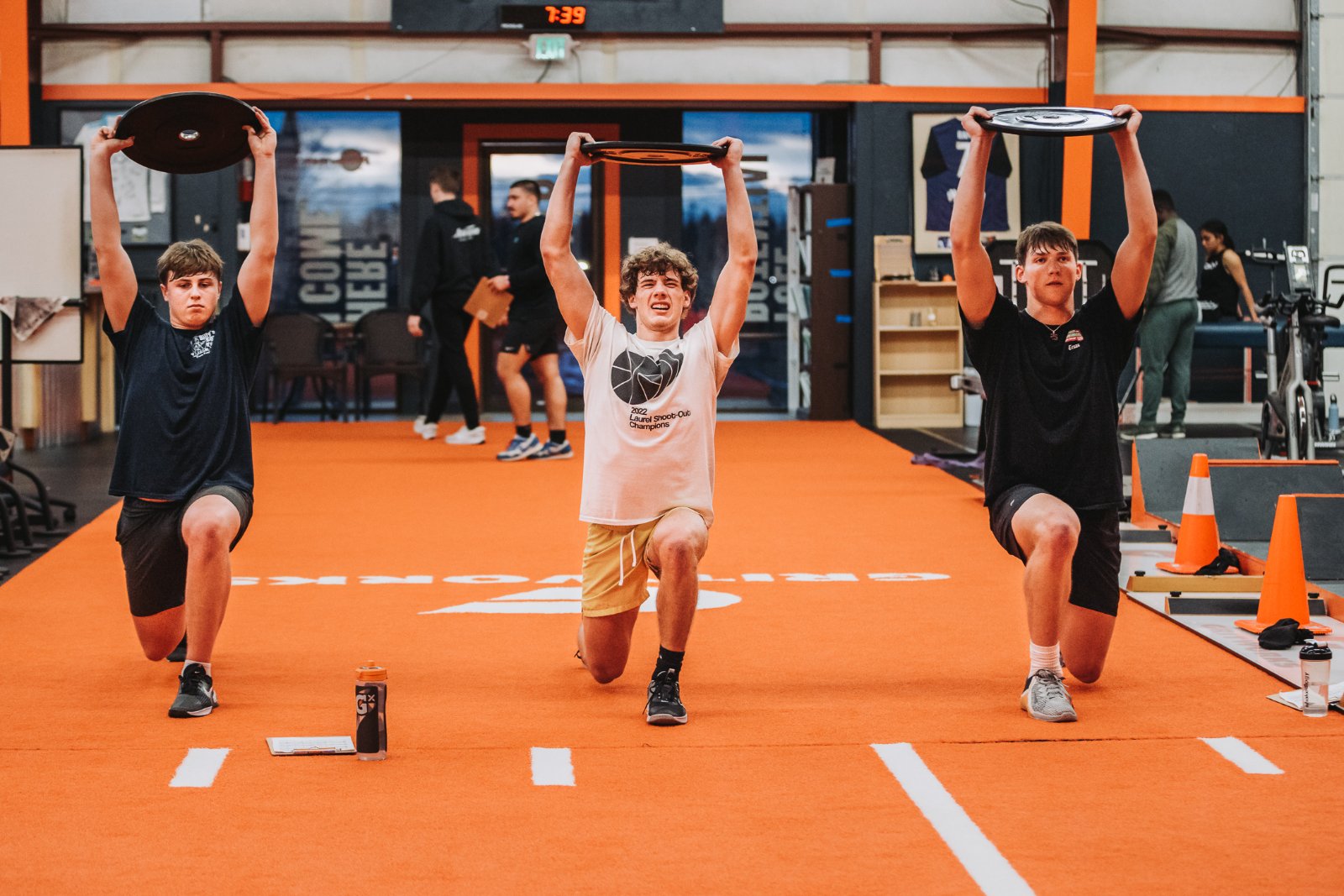 Gritworks athletes training together — full potential, here I come